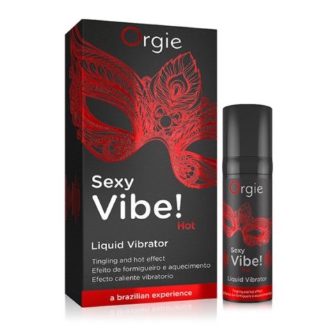 ŻEL STYMULUJĄCY SEXY VIBE! HOT - LIQUID VIBRATOR 15 ML 27-0003