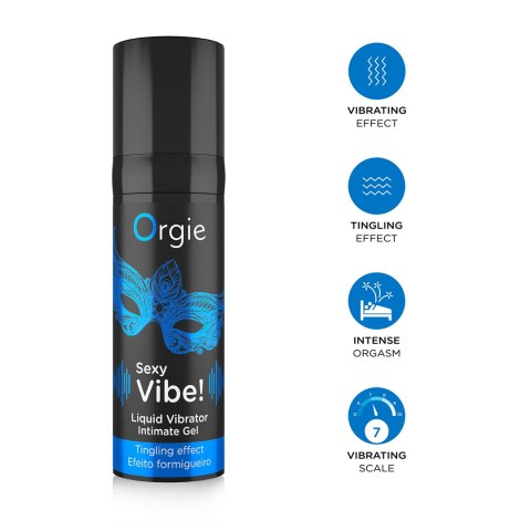 ŻEL STYMULUJĄCY SEXY VIBE! - LIQUID VIBRATOR 15 ML 27-0001