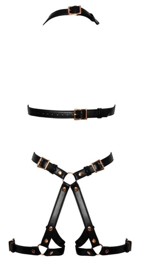 Bad Kitty Harness S/M rose