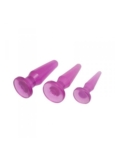 Plug, korek analny-TPE ANAL plug, korek analny 3 SIZES/ SET