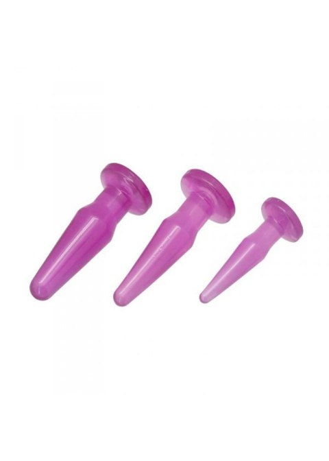 Plug, korek analny-TPE ANAL plug, korek analny 3 SIZES/ SET