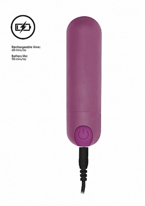 10 Speed Rechargeable Bullet - Purple