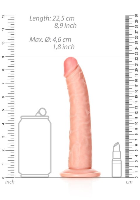 Slim Realistic Dildo with Suction Cup - 8""""/ 20,5 cm