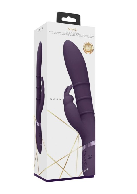 Sora - Up & Down Stimulating Rings, wibrator G-Spot Wibrator króliczek, rabbit