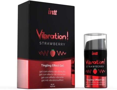 Żel-VIBRATION STRAWBERRY 15 ml