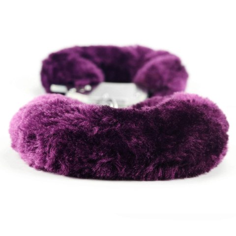 Fetish Pleasure Fluffy Handcuffs Purple