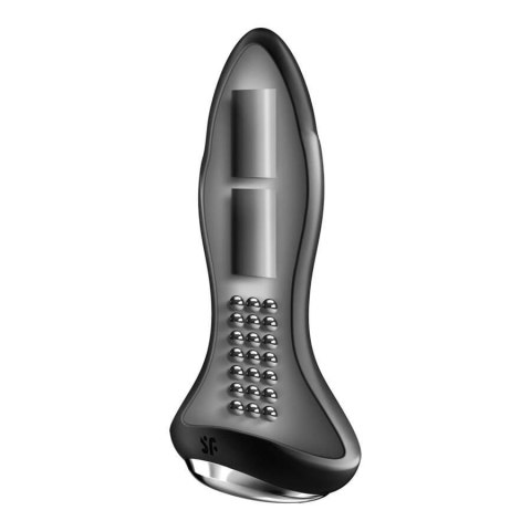 Plug-Vibrator Rotation Plug 1 Connect App (Black)