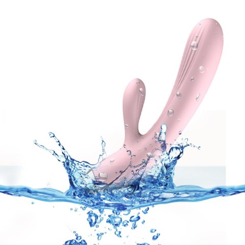 Wibrator- B - Series, Silicone wibrator Pink USB 20 Function / Heating