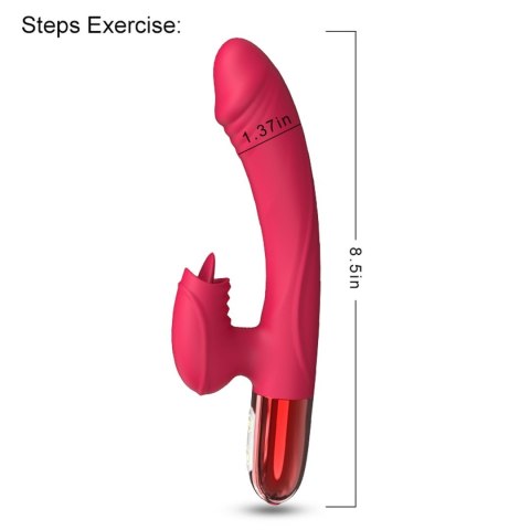 Wibrator-Silicone wibrator USB, 20 vibration modes, Heating Wibrator-Silicone wibrator USB, 20 vibration modes, Heating