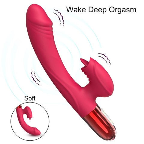 Wibrator-Silicone wibrator USB, 20 vibration modes, Heating Wibrator-Silicone wibrator USB, 20 vibration modes, Heating