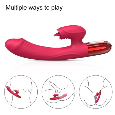 Wibrator-Silicone wibrator USB, 20 vibration modes, Heating Wibrator-Silicone wibrator USB, 20 vibration modes, Heating