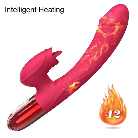 Wibrator-Silicone wibrator USB, 20 vibration modes, Heating Wibrator-Silicone wibrator USB, 20 vibration modes, Heating