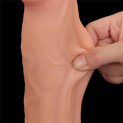 11.5'' King Sized Sliding Skin Dual Layer Dong 11.5'' King Sized Sliding Skin Dual Layer Dong