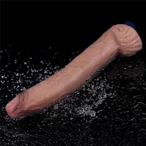 11" REAL SOFTEE Rechargeable Silicone Vibrating Dildo