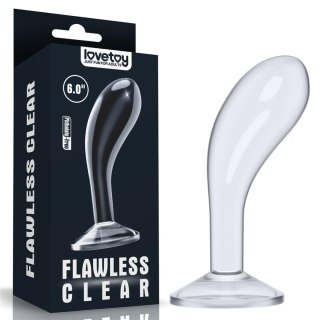 Flawless Clear Prostate Plug, korek analny 6.0''