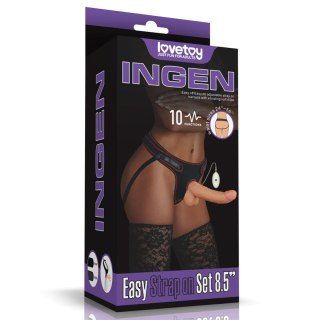 Vibrating Easy strap on Set 8.5''