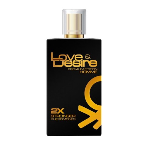 Feromony zapachowe. Perfumy dla mężczyzn Love&Desire Gold męskie 100ml.