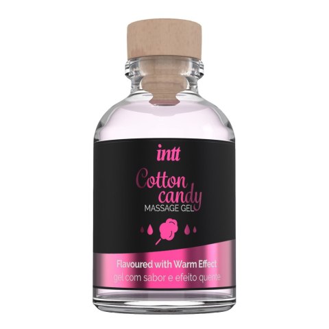 Żel do ciała i miejsc intymnych. Masaż i seks. Smak waty cukrowej. Rozgrzewający. Cotton Candy Massage Gel.