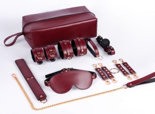 ZESTAW BDSM MIDNIGHT PLAY SET 6 PIECES WITH STORAGE BAG 33-0100