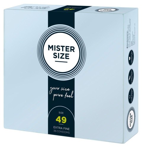 Mister Size 49mm pack of 36