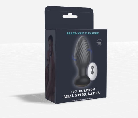 Retating remote anal plug, korek analny Retating remote anal plug, korek analny