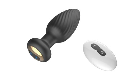 Retating remote anal plug, korek analny Retating remote anal plug, korek analny