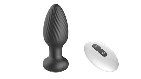 Retating remote anal plug, korek analny Retating remote anal plug, korek analny