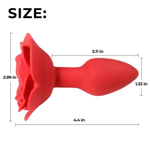 Rose rotating anal plug, korek analny Rose rotating anal plug, korek analny