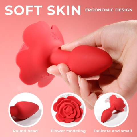 Rose rotating anal plug, korek analny Rose rotating anal plug, korek analny