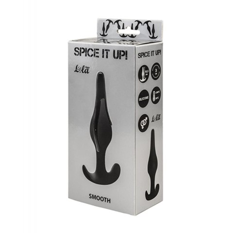 Plug, korek analny-Anal plug, korek analny Spice it up Smooth Black