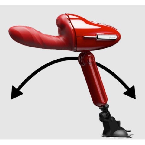 Qingnan No.9 Handheld Vibrating and Rotating Thruster Set Red