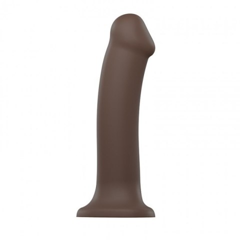 Silicone Bendable Dildo Double Density Chocolate XL