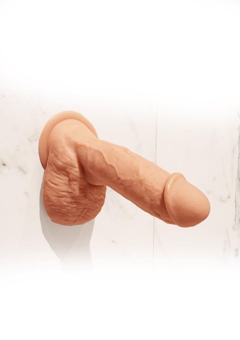 Silicone Vibrating Dildo Light skin tone