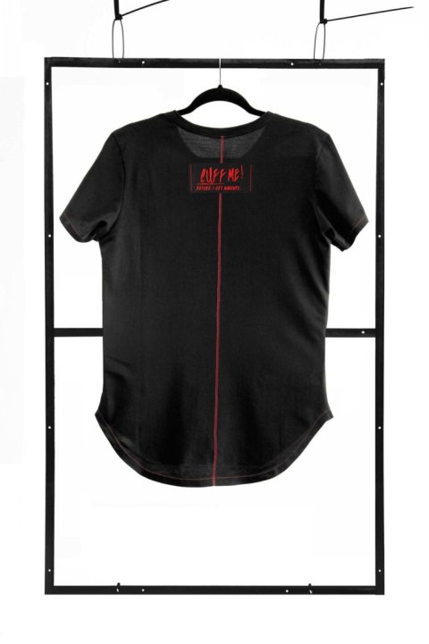 T-shirt men black L fashion