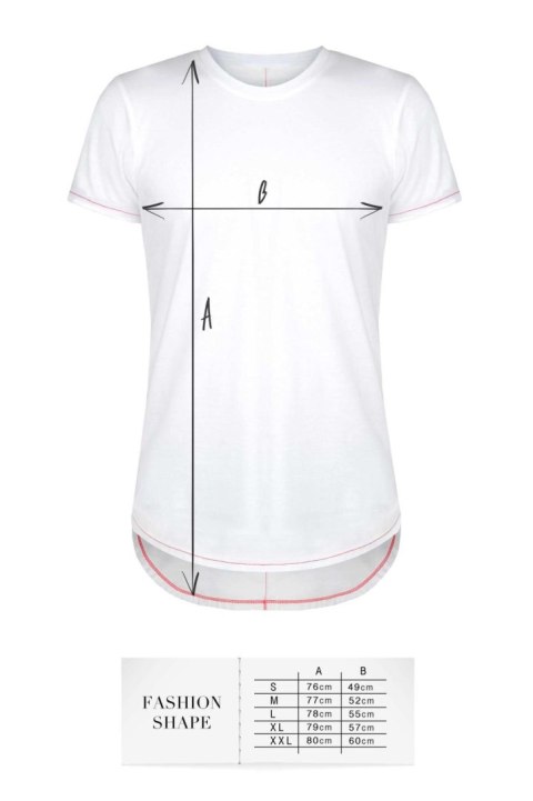 T-shirt men white M fashion