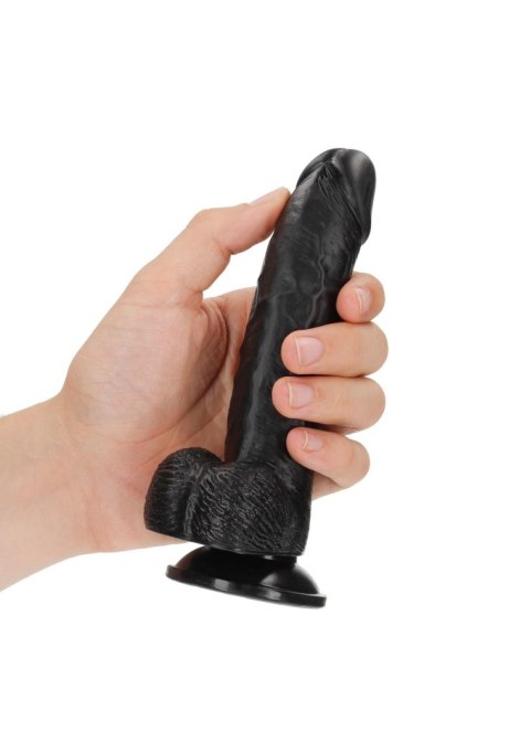 Curved Realistic Dildo Balls Suction Cup - 6""""/ 15,5 cm