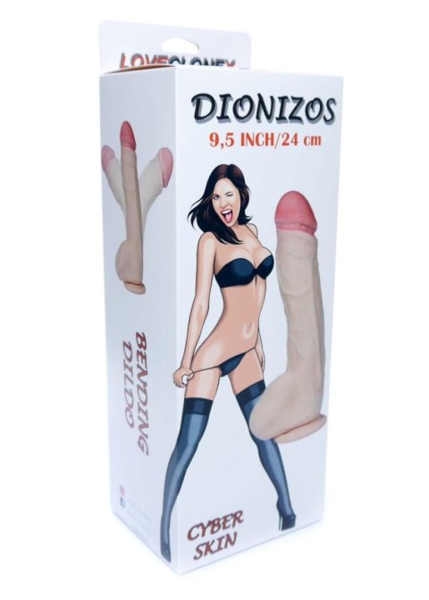 Dildo-DIONIZOS-LOVECLONEX 9,5""""""""-flexible