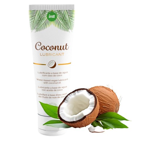 Żel intymny smakowy, na bazie wody. Lubricant Coconut Vegan 100 ml.