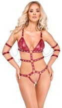 Bad Kitty Strap Body red XL