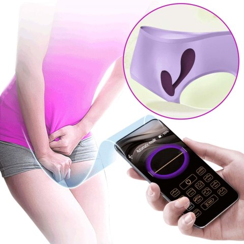 WIBRATOR - Baird Purple, 12 vibration functions Mobile APP Long-distance Control