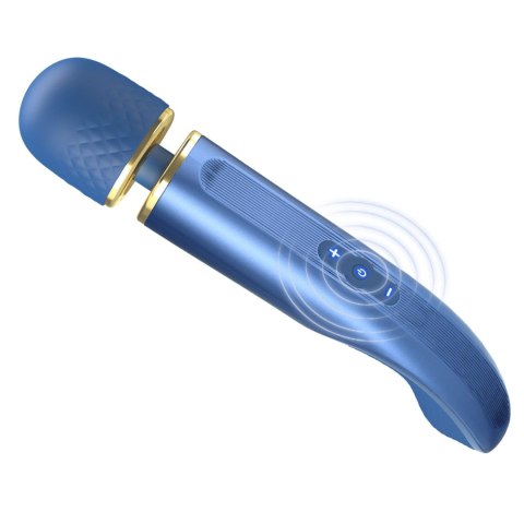 2 WIBRATOR - Colorful Wibrator, masażer, wand Blue, 7 vibration functions 5 levels of speed control