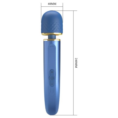 2 WIBRATOR - Colorful Wibrator, masażer, wand Blue, 7 vibration functions 5 levels of speed control