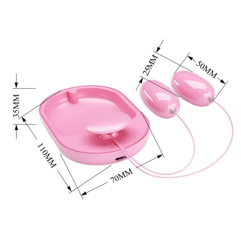 WIBRATOR - Fun Box Pink, 12 vibration functions