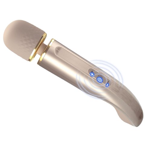 WIBRATOR - Interesting Wibrator, masażer, wand Gold 5 levels of speed control 7 vibration functions