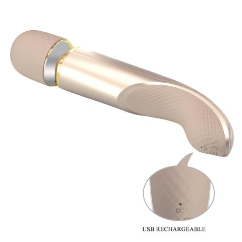 WIBRATOR - Interesting Wibrator, masażer, wand Gold 5 levels of speed control 7 vibration functions