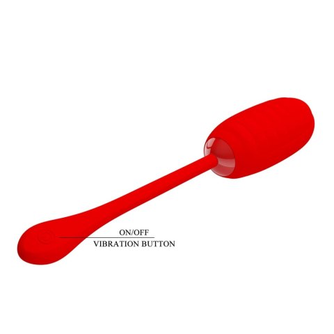 PRETTY LOVE - KIRK EGG Red 12 function vibrations