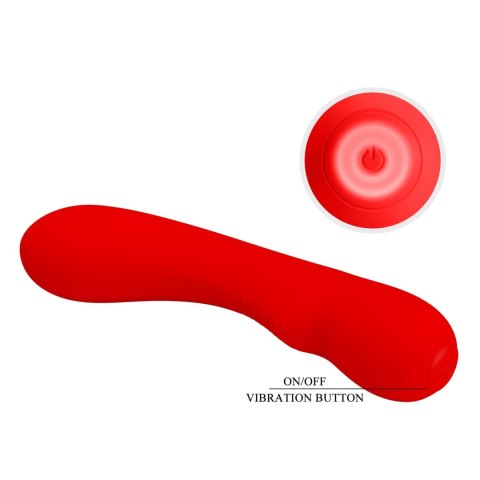 WIBRATOR - PRESCOTT Red 12 vibration functions Memory function