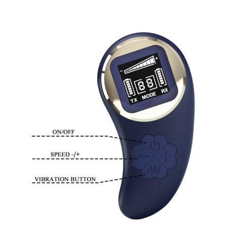 PRETTY LOVE - Vivian Blue, 10 vibration functions 9 speed levels Wireless remote control