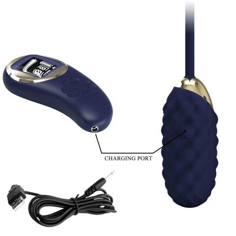 PRETTY LOVE - Vivian Blue, 10 vibration functions 9 speed levels Wireless remote control