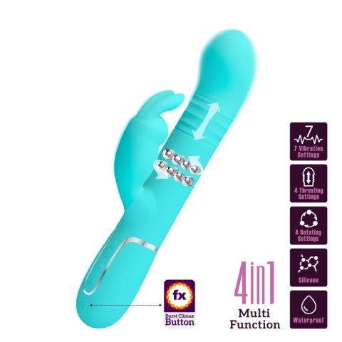 2 WIBRATOR - Coale Twinkled Tenderness, 7 vibration functions 4 rotation functions 4 thrusting settings